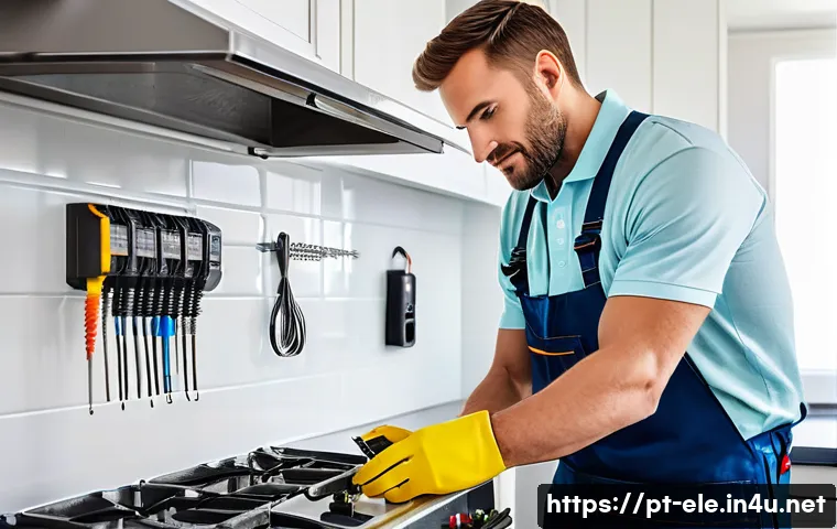 전기기사와 전기공사기사의 차이점 - A professional male electrician, wearing a neat, clean work uniform consisting of sturdy pants and a...