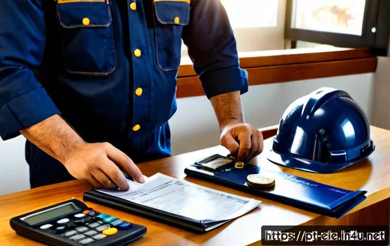 Home 17 전기분야 자격증의 ROI 분석 - Photorealistic career investment comparison scene in Portugal, mature electrician in clean navy work...